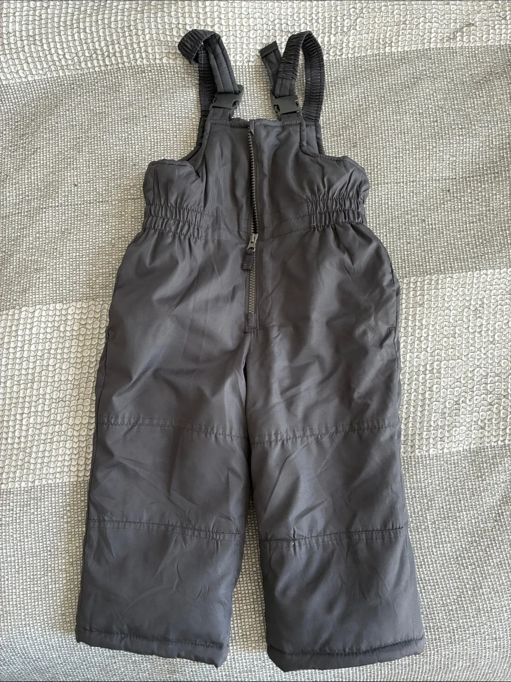 Kids Waterproof Snow Bib Overalls - Black
